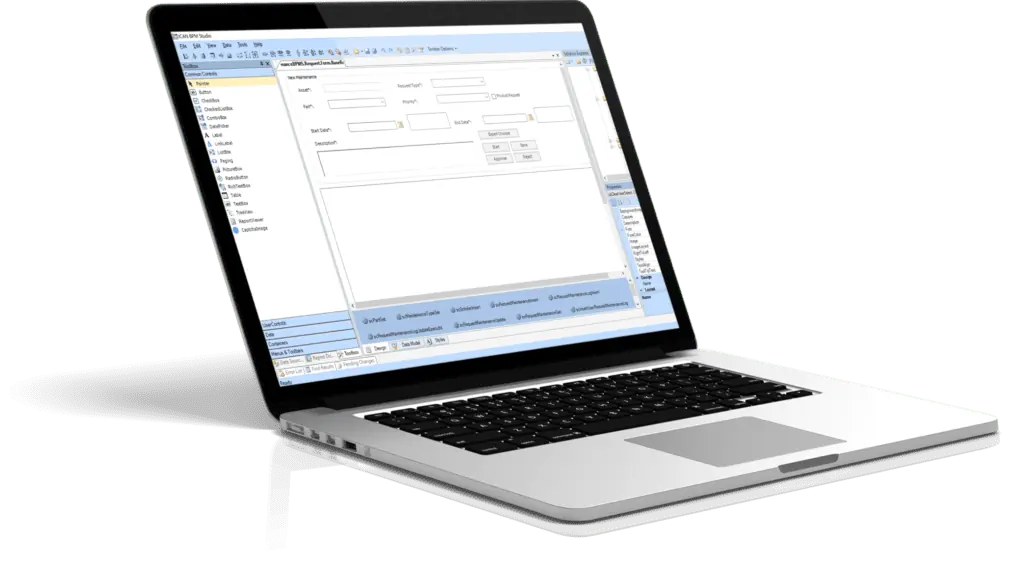 Custom electronic forms for automated business processes